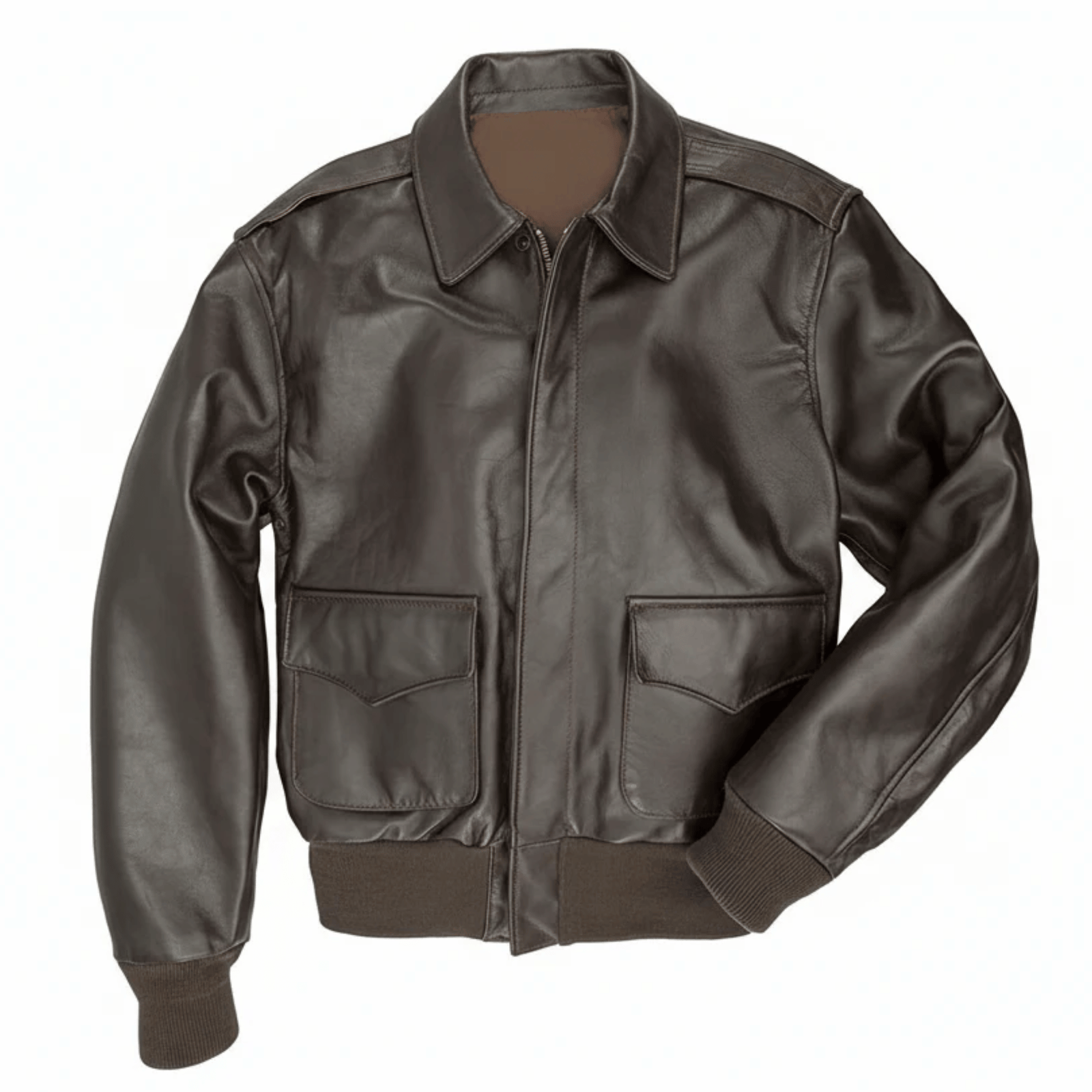 WWII A-2 flight leather jacket WWII A-2 flight leather jacket