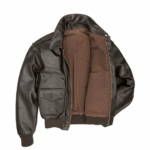 WWII A-2 Flight Jacket Men | Mahogany Full-Grain Leather | Snag Leather - Image 4