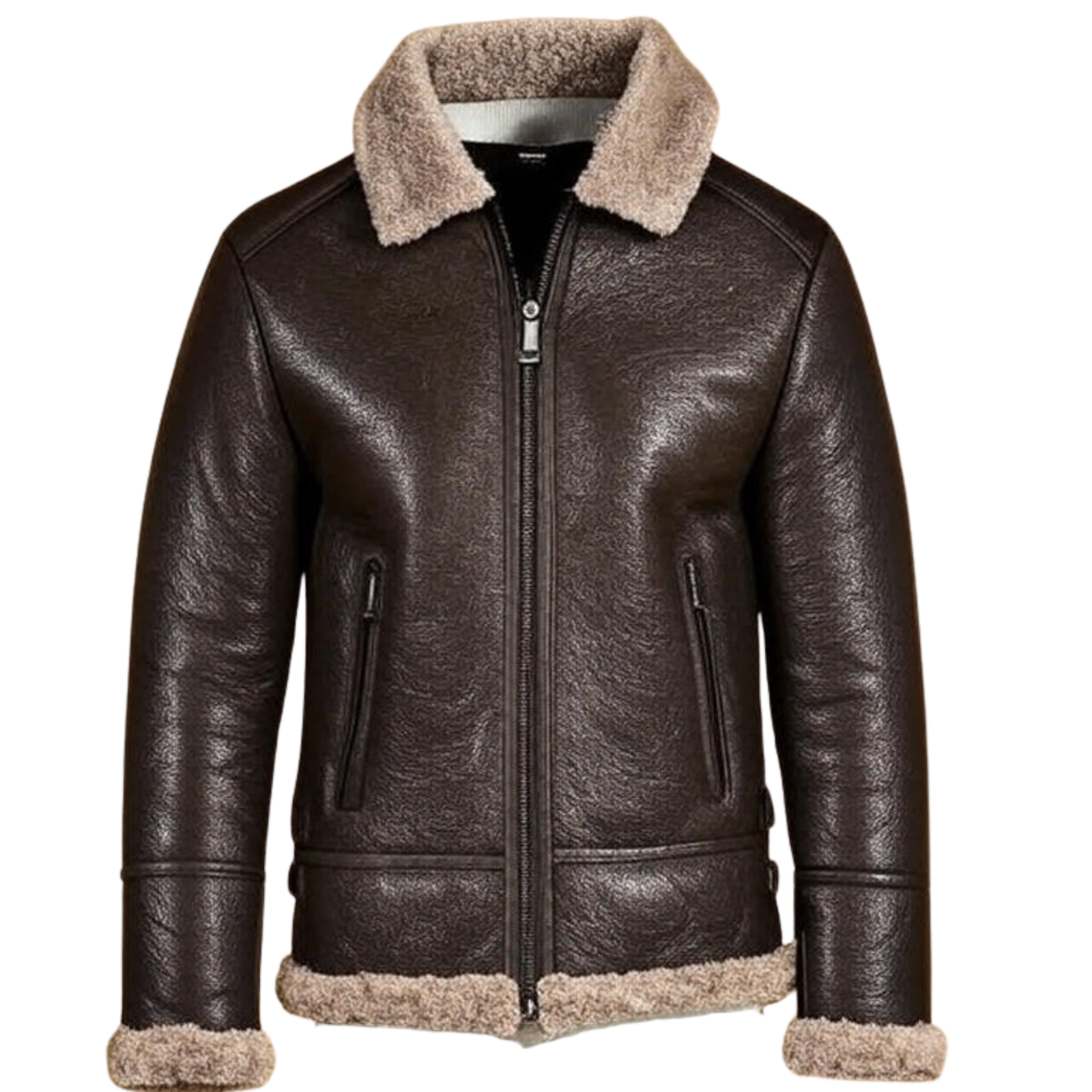 espresso brown shearling jacket by snag leather espresso brown shearling jacket by snag leather