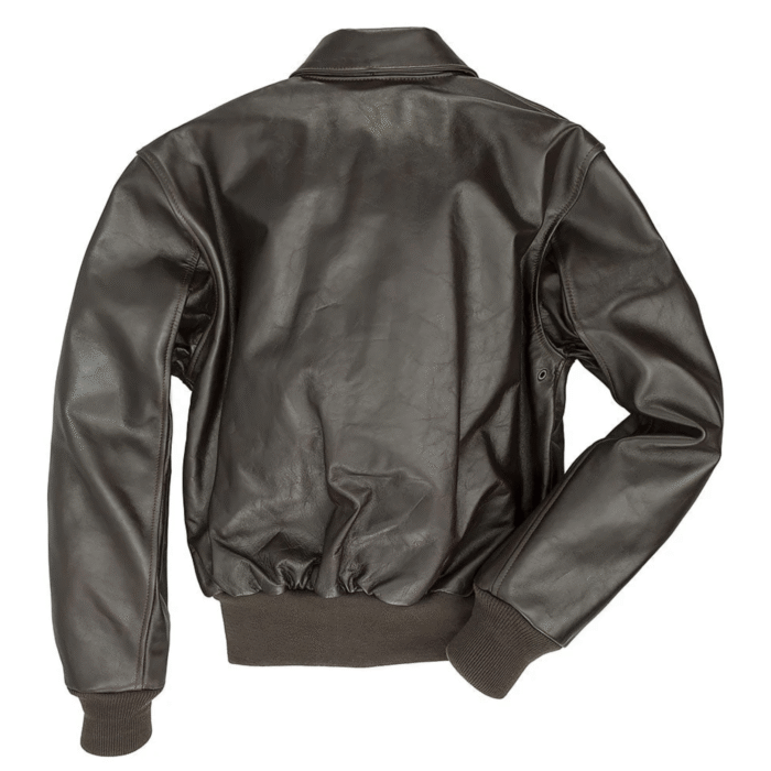 WWII A-2 Flight Jacket Men | Mahogany Full-Grain Leather | Snag Leather - Image 5