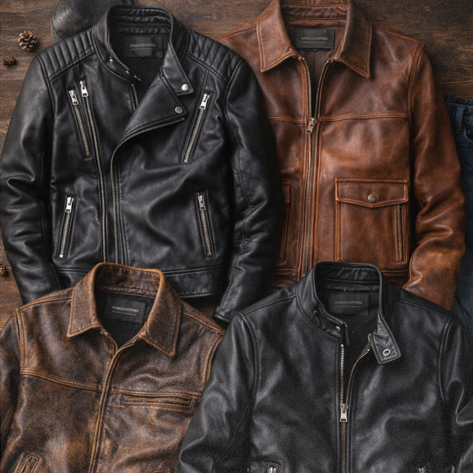 four different jackets under 300$