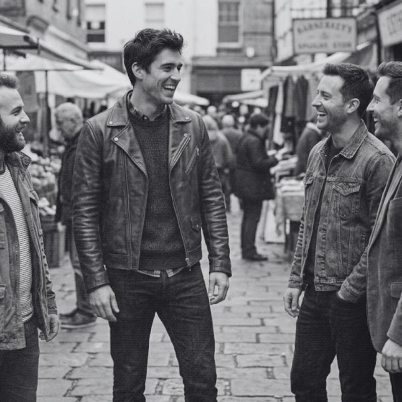 Premium leather jacket craftsmanship