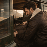 Pilot Shearling Bomber Jacket for Men - Image 3