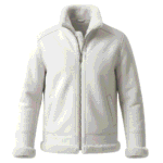 Marble Men's White Shearling Leather Jacket