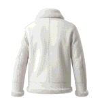 Marble Men's White Shearling Leather Jacket
